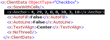 Where the xml needs to be edited
